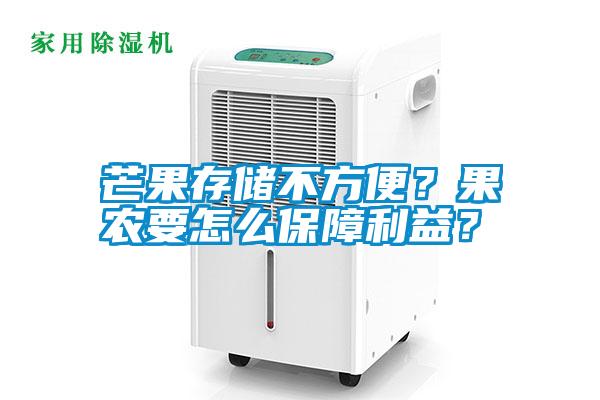 芒果存儲不方便?果農(nóng)要怎么保障利益?