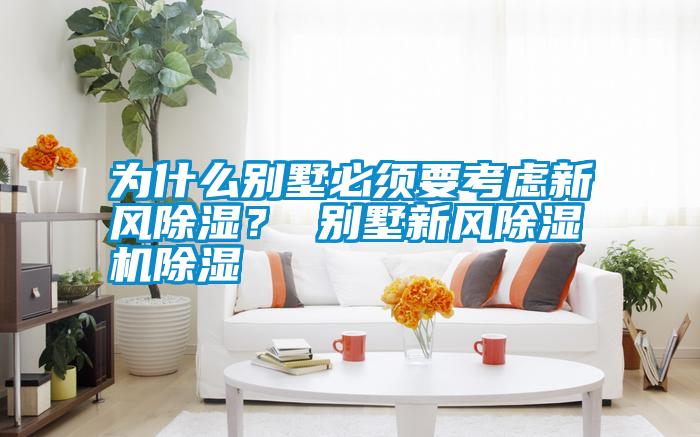 為什么別墅必須要考慮新風除濕？ 別墅新風除濕機除濕