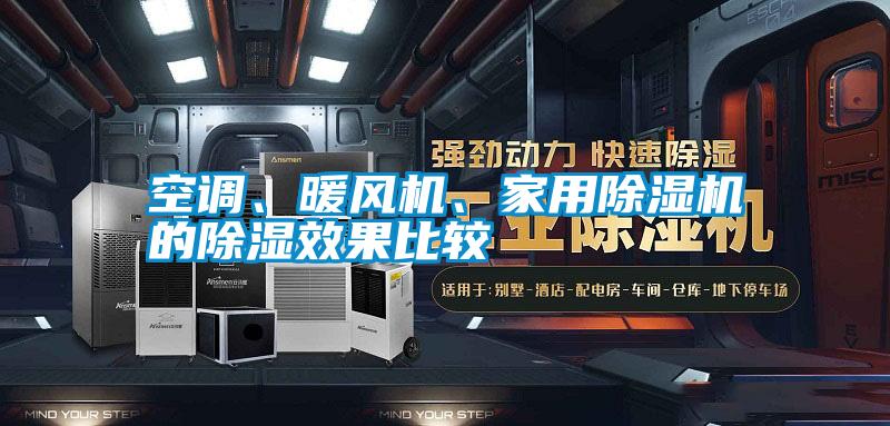 空調(diào)、暖風機、家用除濕機的除濕效果比較