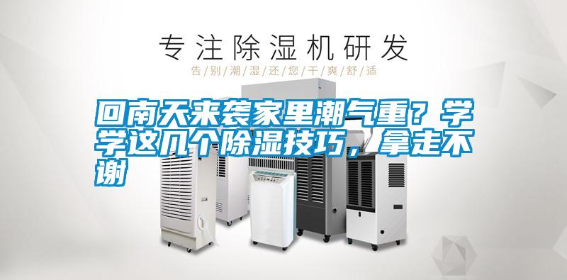 回南天來襲家里潮氣重？學(xué)學(xué)這幾個除濕技巧，拿走不謝
