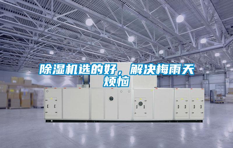 除濕機(jī)選的好，解決梅雨天煩惱