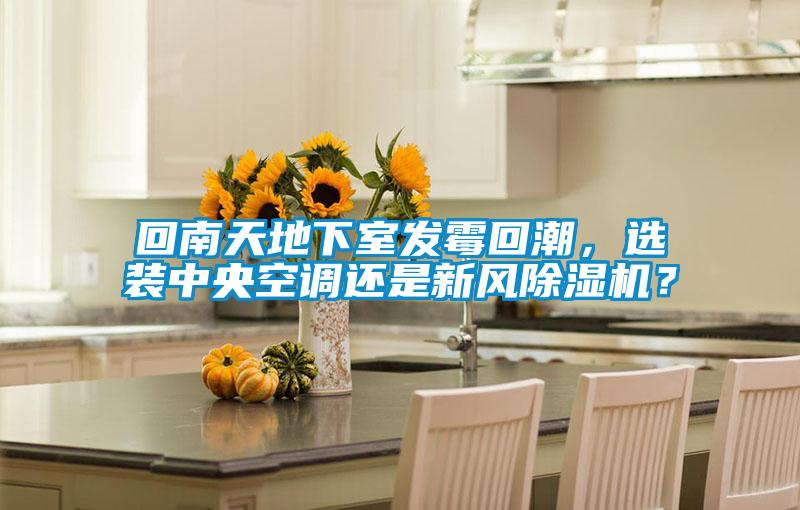 回南天地下室發(fā)霉回潮，選裝中央空調(diào)還是新風(fēng)除濕機(jī)？