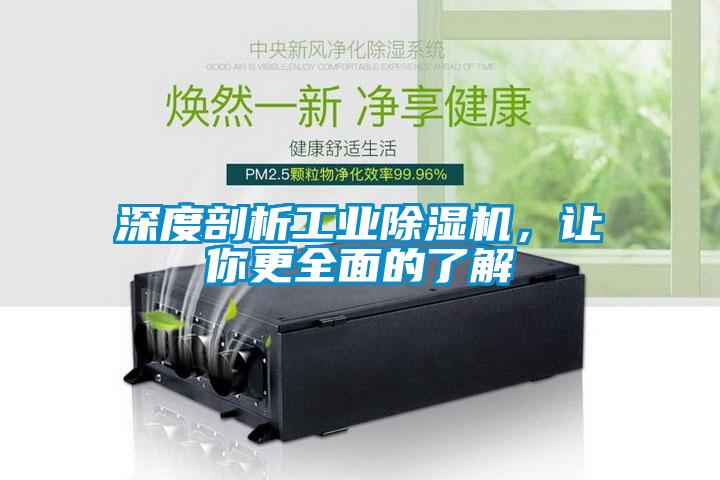 深度剖析工業(yè)除濕機(jī),讓你更全面的了解