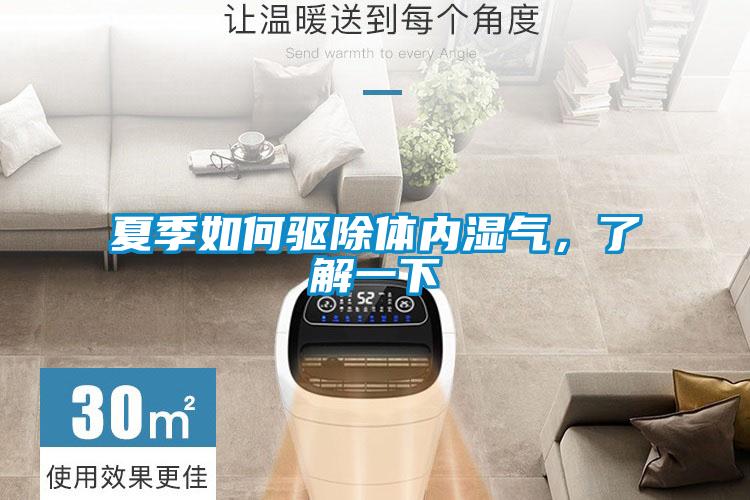 夏季如何驅除體內濕氣，了解一下