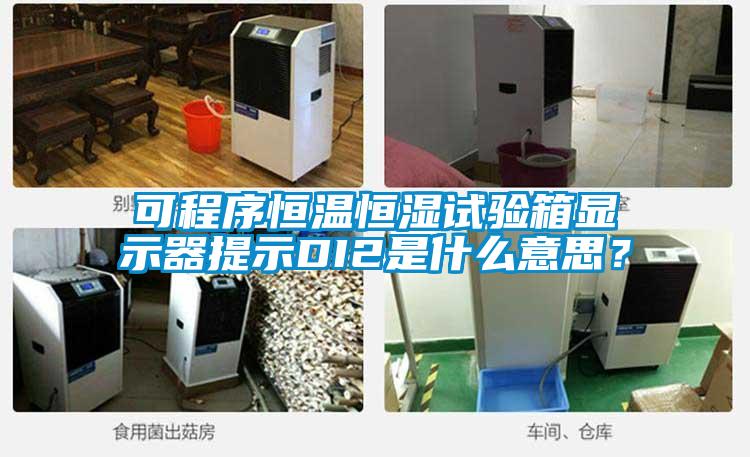 可程序恒溫恒濕試驗箱顯示器提示DI2是什么意思？