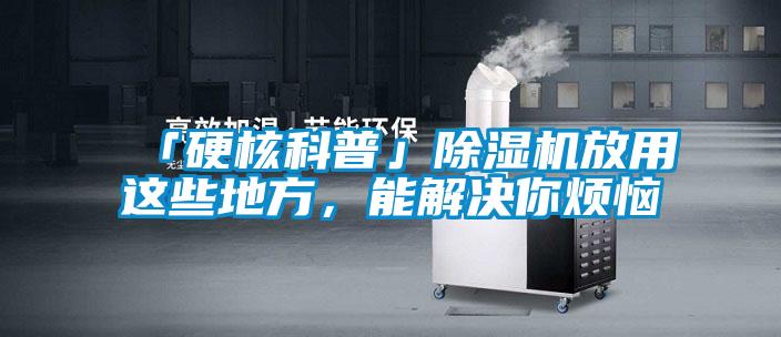 「硬核科普」除濕機放用這些地方，能解決你煩惱