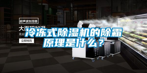 冷凍式除濕機的除霜原理是什么？