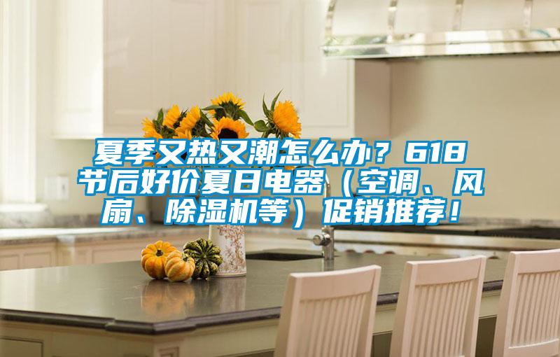 夏季又熱又潮怎么辦？618節(jié)后好價夏日電器（空調、風扇、除濕機等）促銷推薦！