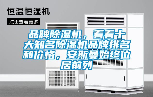 品牌除濕機,看看十大知名除濕機品牌排名和價格,安斯曼始終位居前列
