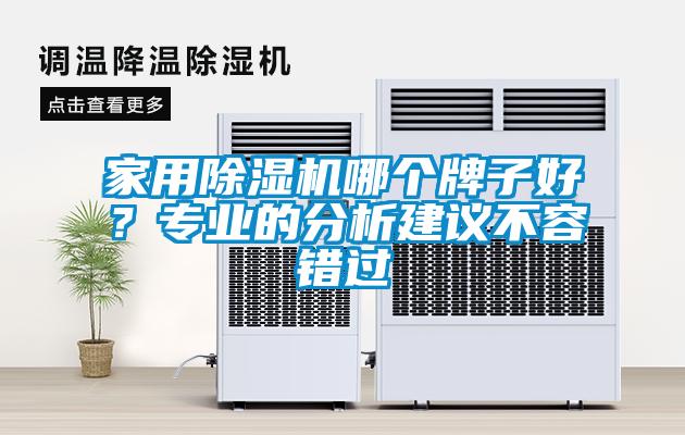 家用除濕機(jī)哪個(gè)牌子好?專業(yè)的分析建議不容錯過