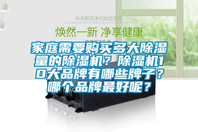 家庭需要購買多大除濕量的除濕機？除濕機10大品牌有哪些牌子？哪個品牌最好呢？