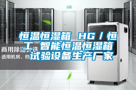 恒溫恒濕箱 HG/恒工 智能恒溫恒濕箱 試驗(yàn)設(shè)備生產(chǎn)廠家