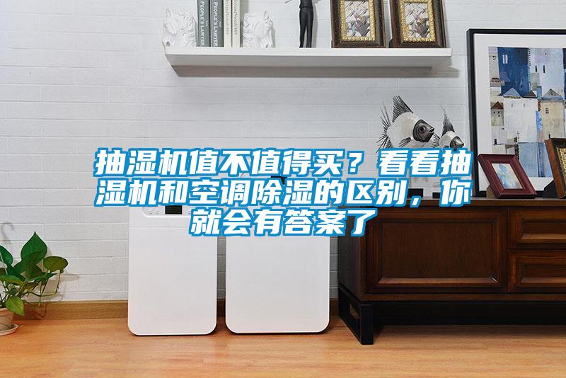 抽濕機值不值得買？看看抽濕機和空調除濕的區別，你就會有答案了