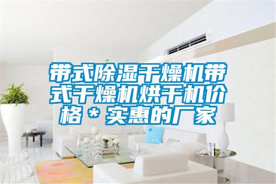帶式除濕干燥機帶式干燥機烘干機價格*實惠的廠家
