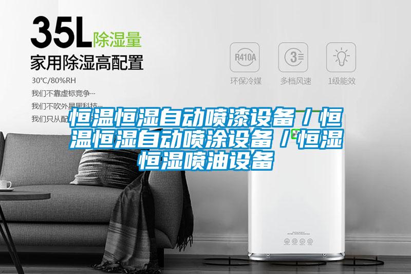 恒溫恒濕自動噴漆設備/恒溫恒濕自動噴涂設備/恒濕恒濕噴油設備