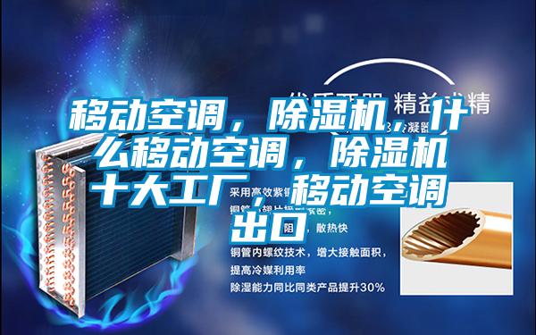 移動空調,除濕機,什么移動空調,除濕機十大工廠,移動空調出口