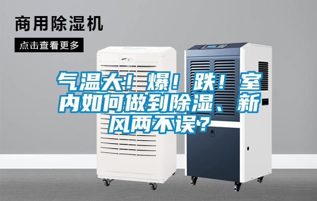 氣溫大!爆!跌!室內(nèi)如何做到除濕、新風(fēng)兩不誤?