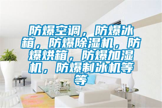 防爆空調(diào),防爆冰箱,防爆除濕機,防爆烘箱,防爆加濕機,防爆制冰機等等